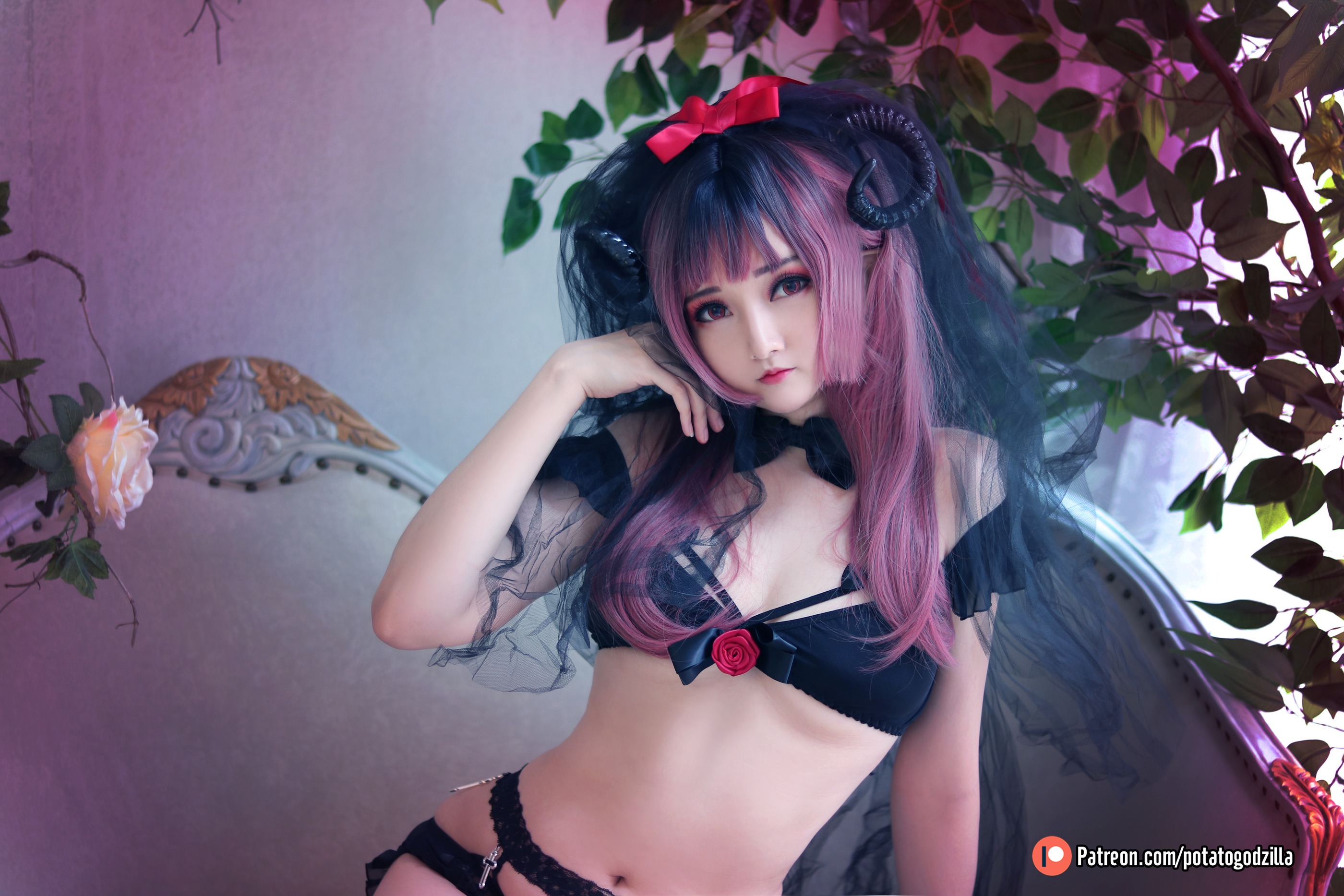图片[1]-Potato Godzilla – NO.079 Lil Devil Bride[51P]-XikXak